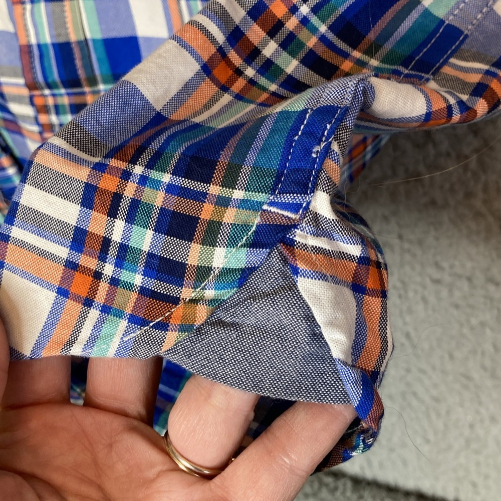 Tommy Hilfiger Shirt Men's S Classic Fit Button Up‎ Long Sleeve Plaid Preppy - Picture 9 of 13